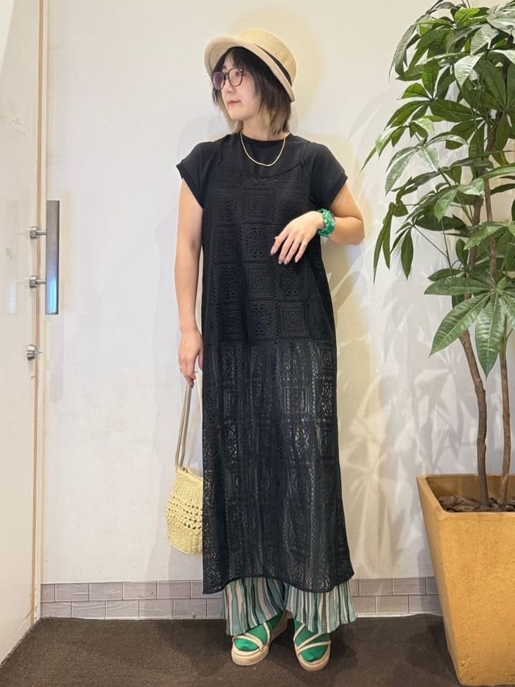 misakiさんの「SHOO･LA･RUE｜【S-LL】レースキャミワンピース」を使ったコーディネート