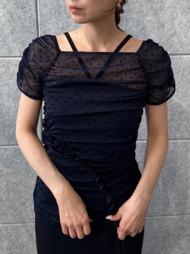 designer yukaさんの「CODE A｜slit jersey skirt」を使ったコーディネート