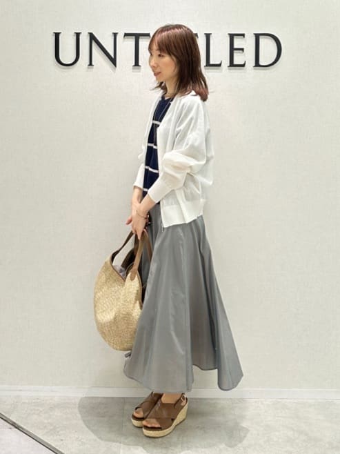 Miwaさんの「UNTITLED｜ライトダブルリングネックレス」を使ったコーディネート