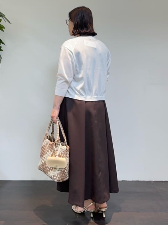 Asamiさんの「UNTITLED｜バイカラーメガネストラップ」を使ったコーディネート