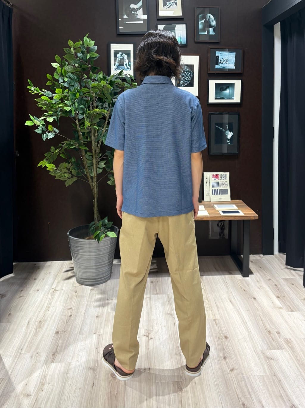 Kaiさんの「TAKEO KIKUCHI｜【抗菌防臭／9色5サイズ展開】ハニカムメランジ ポロシャツ」を使ったコーディネート