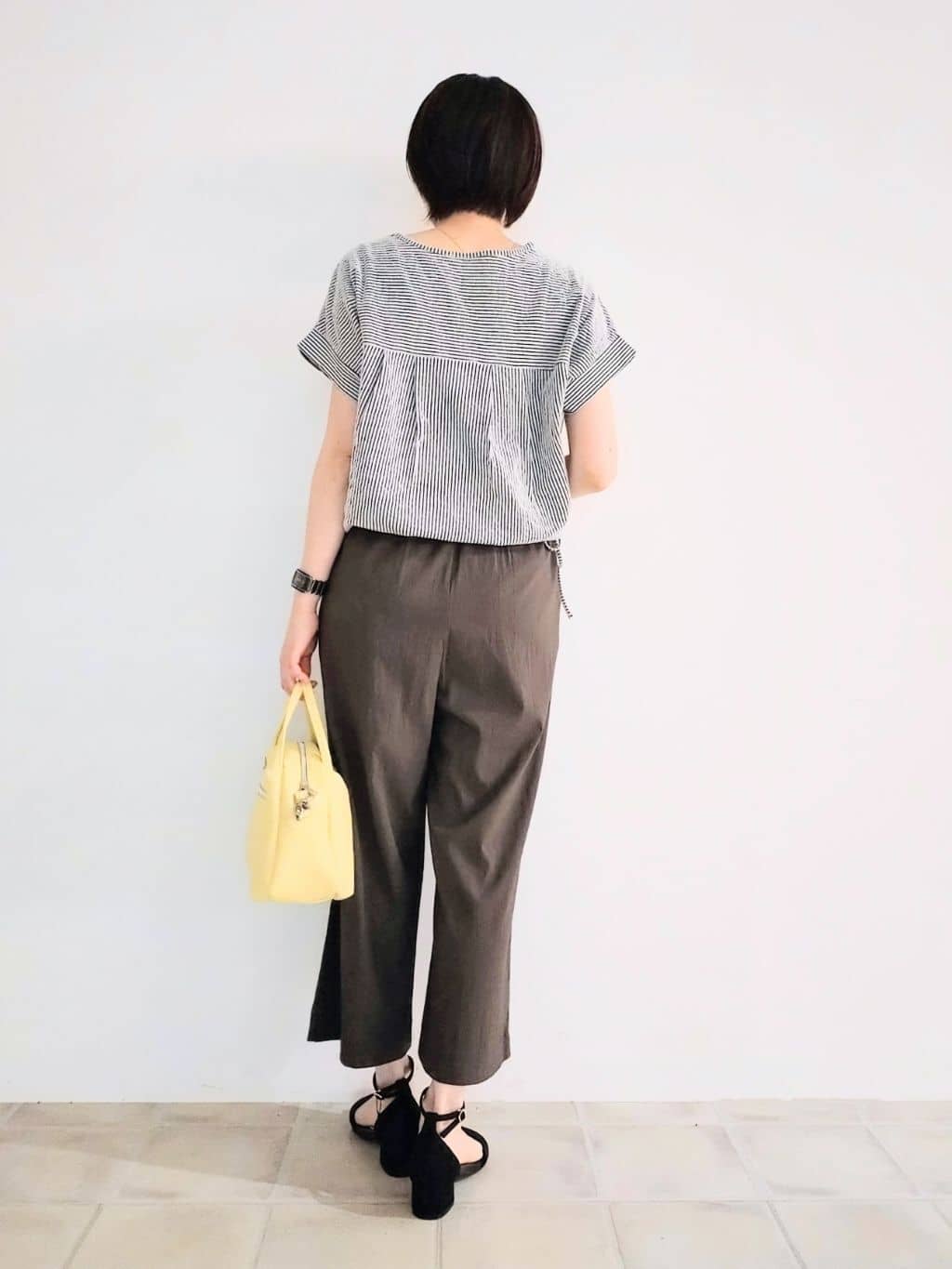 miomioさんの「SHOO･LA･RUE｜【着丈選べる】触れる度ひんやり ゆるきれい イージーワイドパンツ」を使ったコーディネート