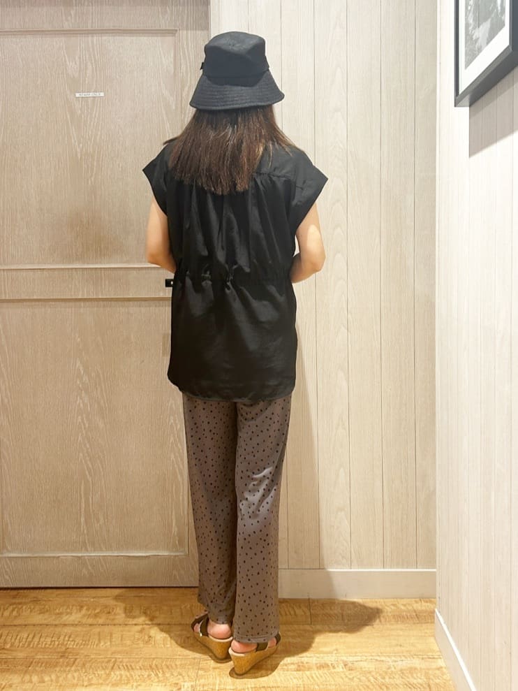 yukaさんの「SHOO･LA･RUE｜【S-LL】シルエットが変えられる ウエストリボンブラウス」を使ったコーディネート