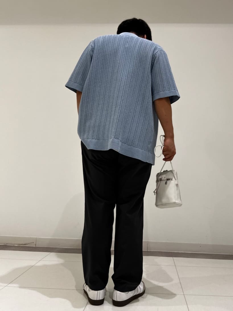 MATSUBARAさんの「DRESSTERIOR｜オーガニックコットン キューバニットシャツ」を使ったコーディネート