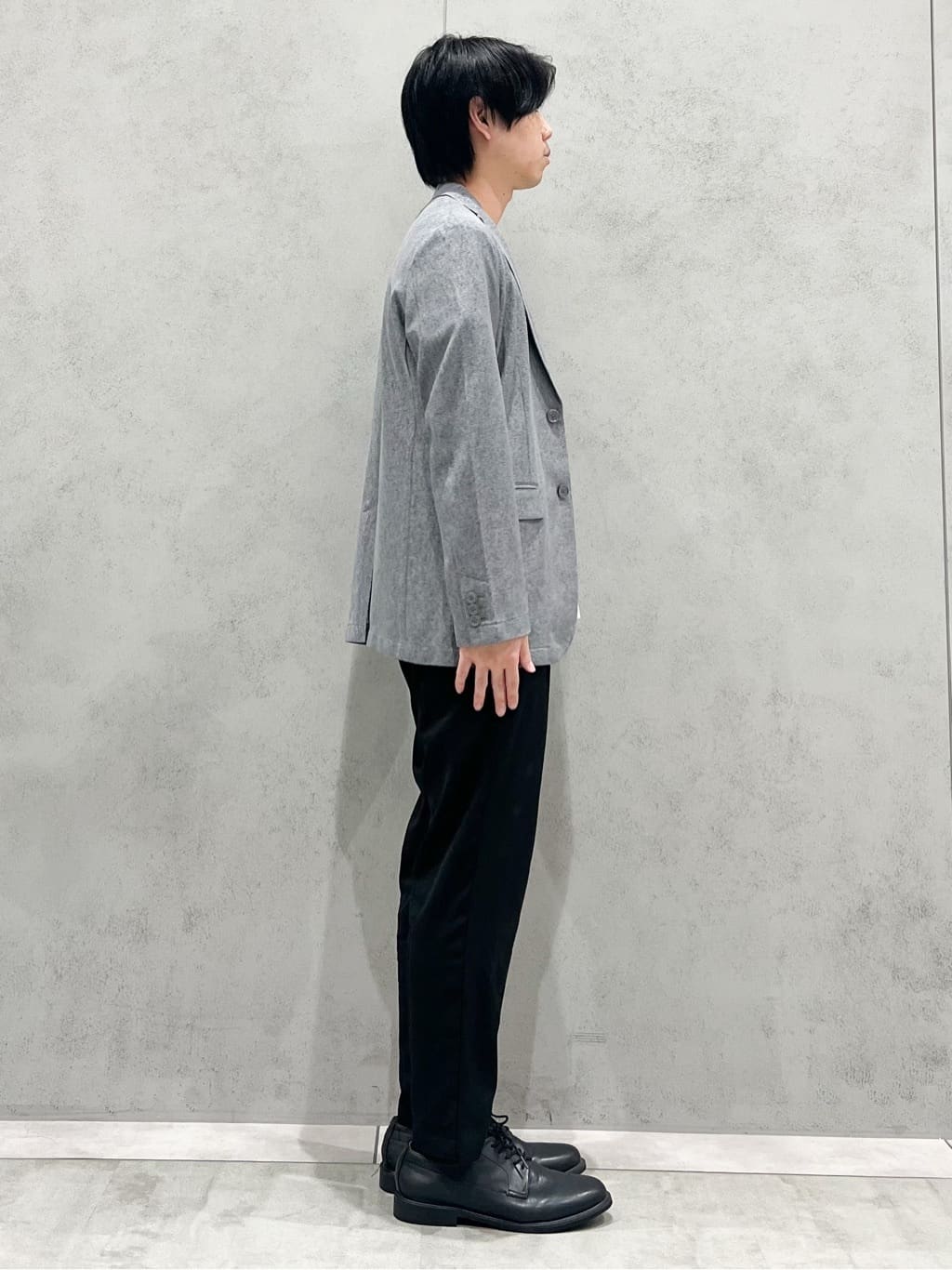 SHI-MAさんの「THE SHOP TK｜シャリルジャージ ジャケット　洗濯機OK/吸水速乾/イージーケア/セットアップ可」を使ったコーディネート