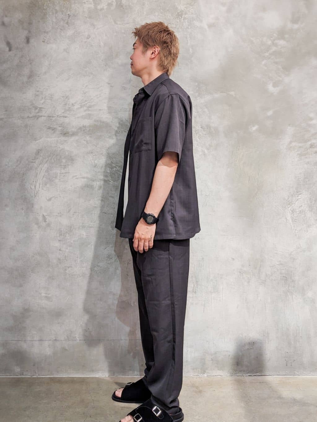 daiさんの「THE SHOP TK｜ランダムワッフル半袖Tシャツ 【洗濯機ＯＫ】」を使ったコーディネート