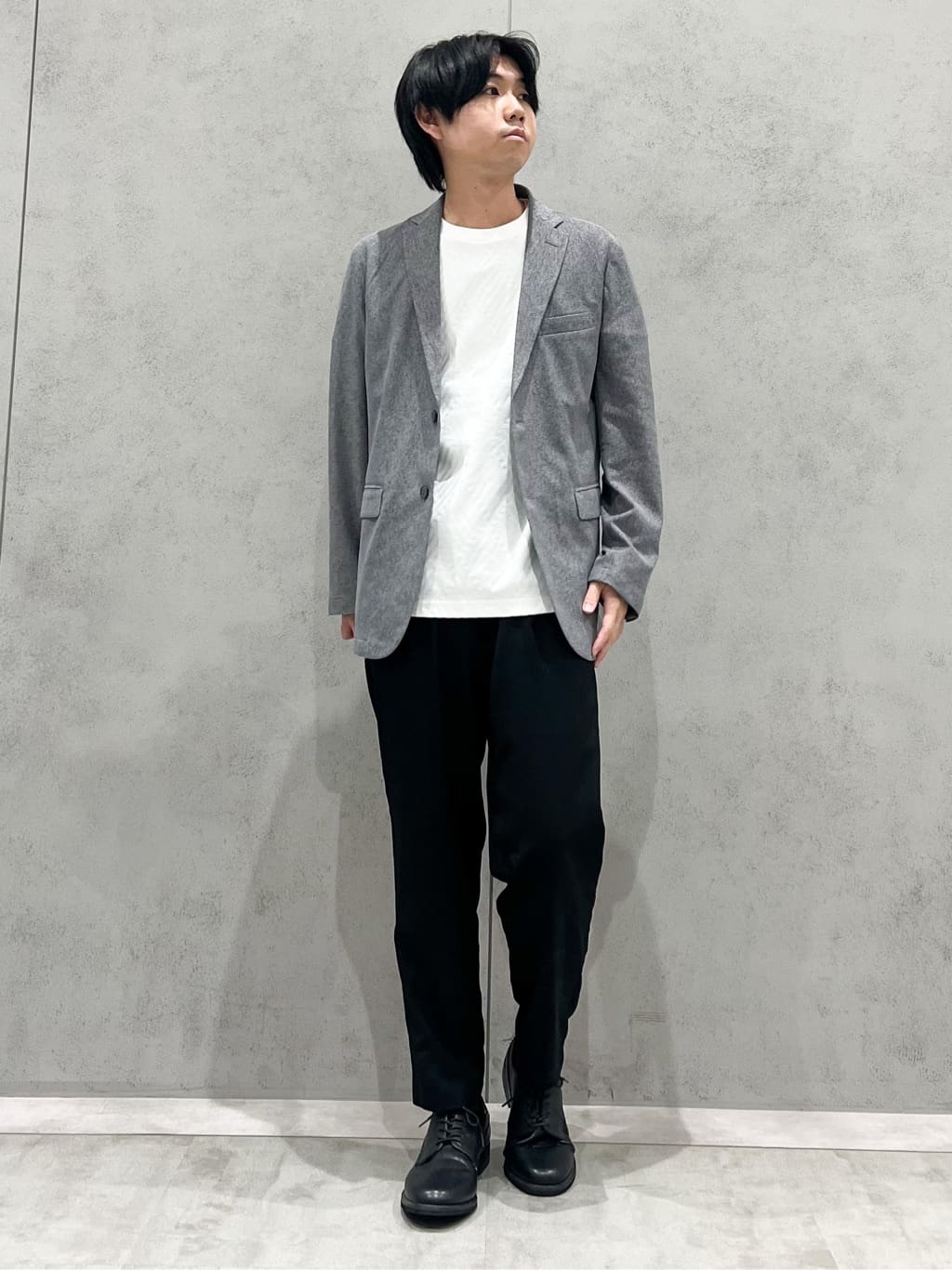 SHI-MAさんの「THE SHOP TK｜シャリルジャージ ジャケット　洗濯機OK/吸水速乾/イージーケア/セットアップ可」を使ったコーディネート