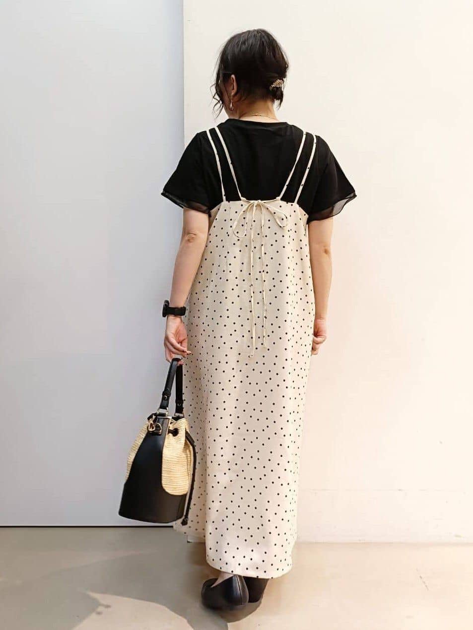 あんさんの「THE SHOP TK｜【ひんやり/UV/洗濯機OK】袖シアーTシャツ」を使ったコーディネート