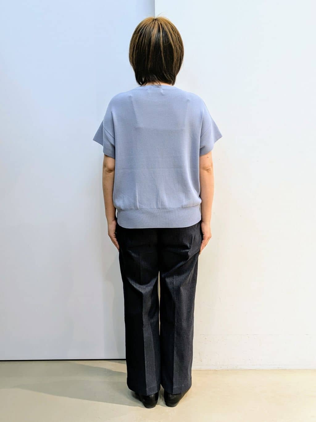 kotoさんの「THE SHOP TK｜さらさらフレアスリーブサマーニット【毛玉になりにくい/UV/洗濯機OK】」を使ったコーディネート