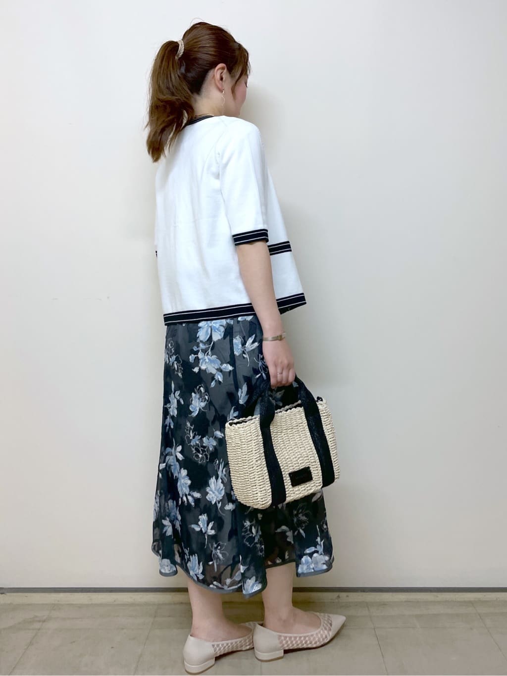 Junさんの「index｜《7色展開／XS-LLサイズ》ボートネックリブトップス【UV／洗濯機洗い可】」を使ったコーディネート