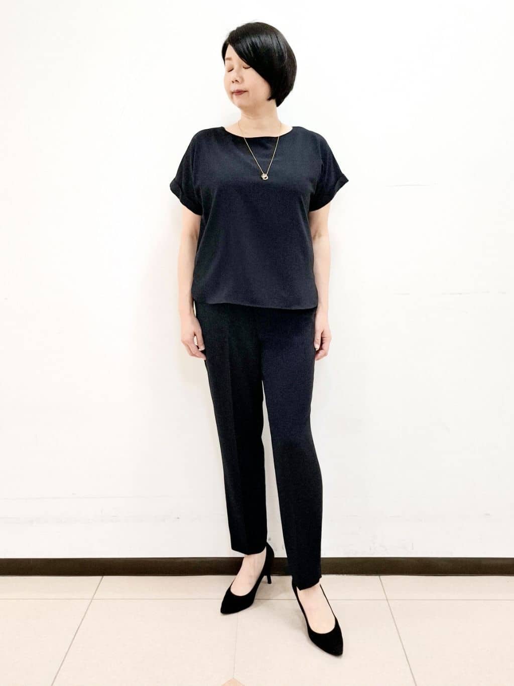 ねぎさんの「UNTITLED｜◆【セットアップ可能】リネンライク カラーレスジャケット」を使ったコーディネート