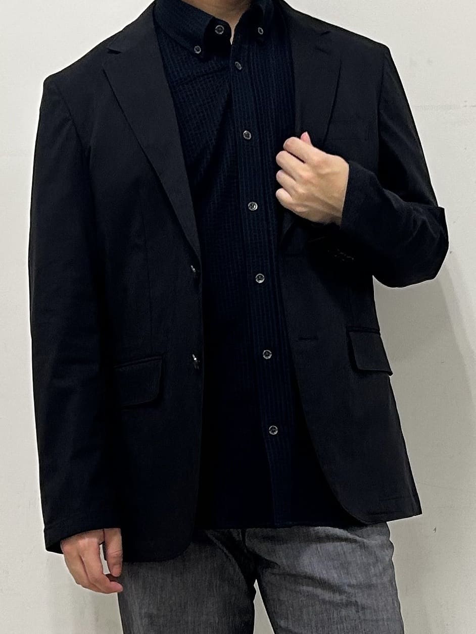 Hiroさんの「TAKEO KIKUCHI｜【抗菌防臭/シーズンレス】シアサッカー ジャージシャツ」を使ったコーディネート