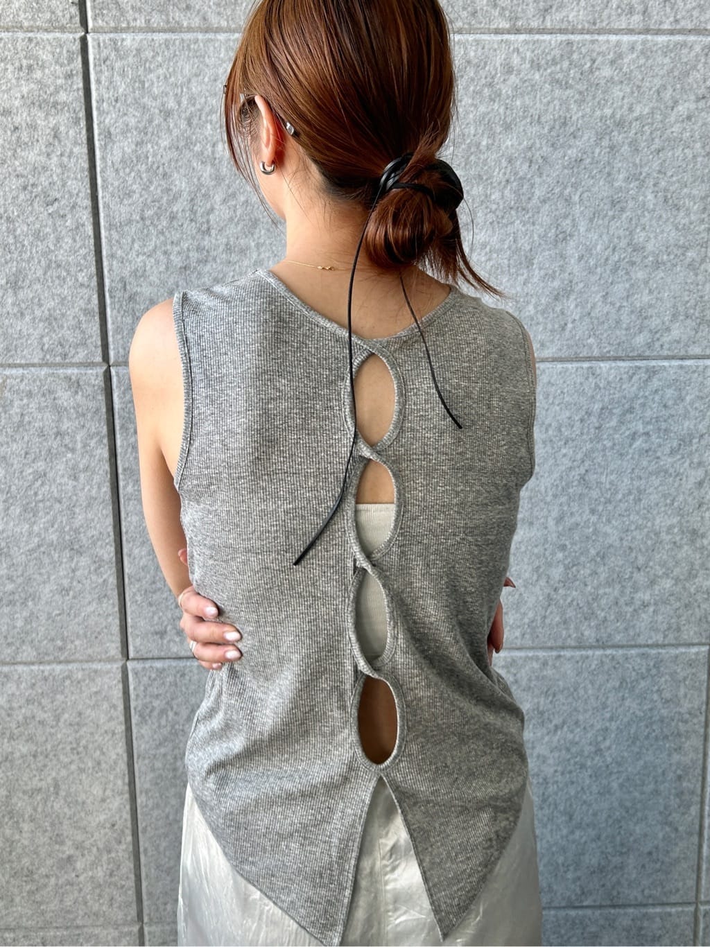 harunaさんの「CODE A｜ribbon easy pants」を使ったコーディネート