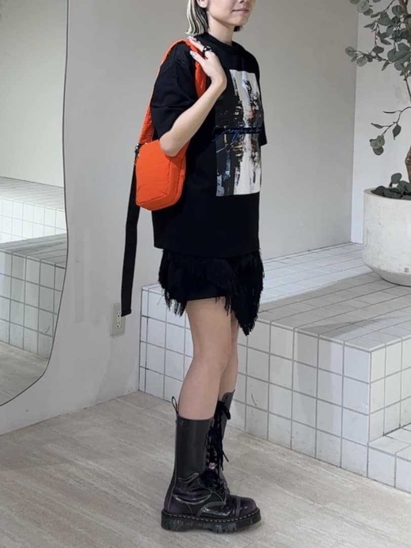 川本葵さんの「tk.TAKEO KIKUCHI｜」を使ったコーディネート
