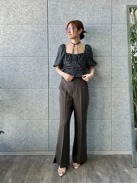 polka dot blouse（シャツ・ブラウス） | CODE A（コードエー
