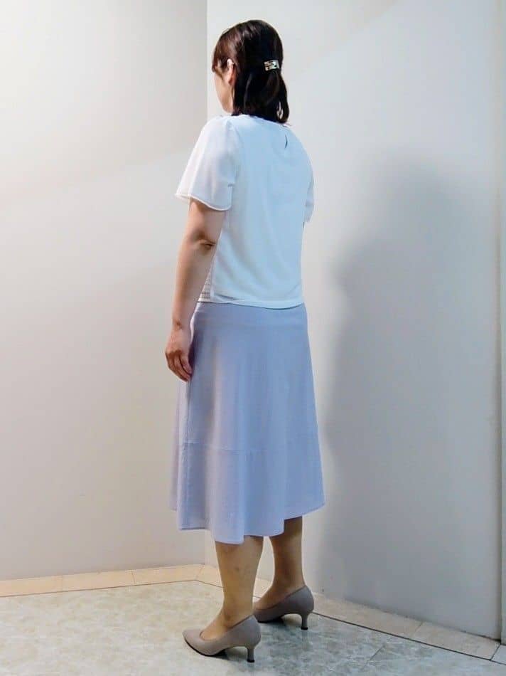 エリさんの「Reflect｜◆【接触冷感／洗える／吸水速乾／夏のオケージョンに／セットアップ可】ノーカラージャケット」を使ったコーディネート