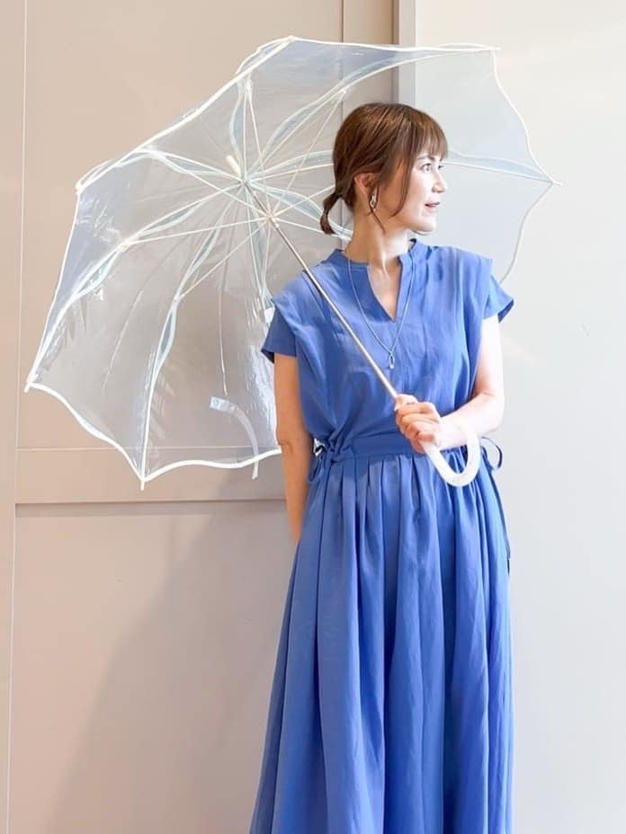 yamakoさんの「grove｜【ビニール傘】ウェービーアンブレラ 雨傘 長傘」を使ったコーディネート