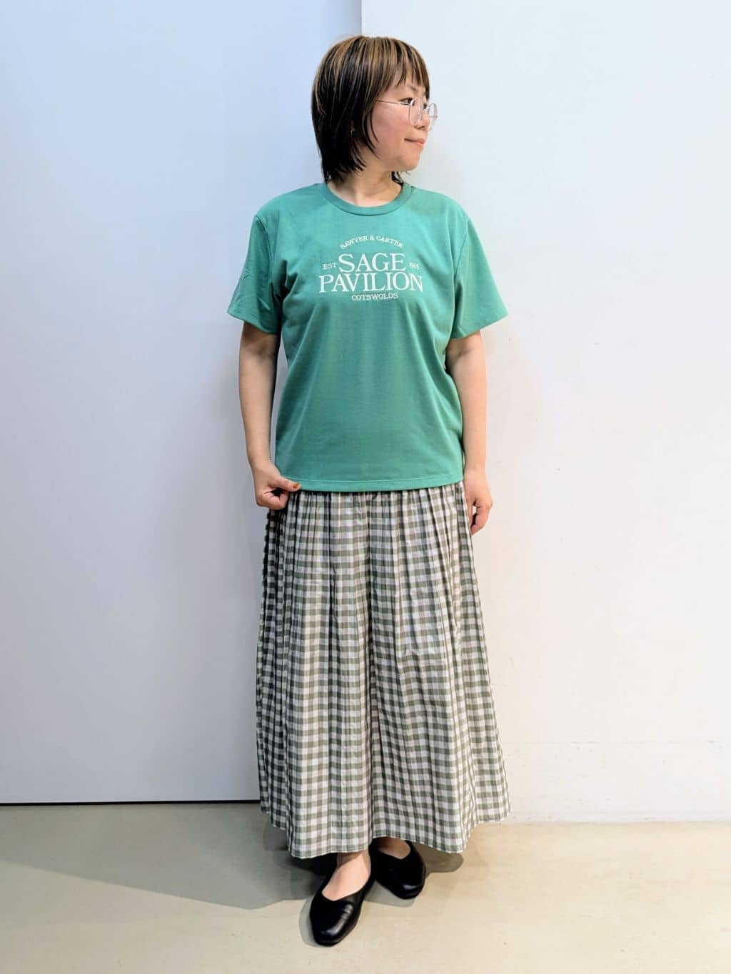 kotoさんの「THE SHOP TK｜◆リバーシブルスカート【洗える】」を使ったコーディネート