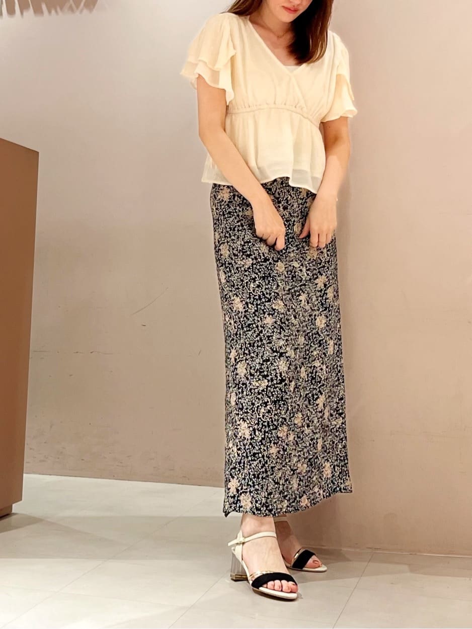 Oさんの「ESPERANZA｜カラーヒールサンダル」を使ったコーディネート