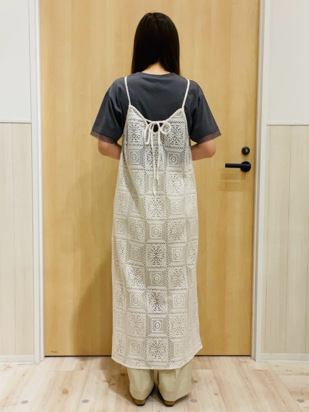 minamiさんの「SHOO･LA･RUE｜【S-LL】レースキャミワンピース」を使ったコーディネート