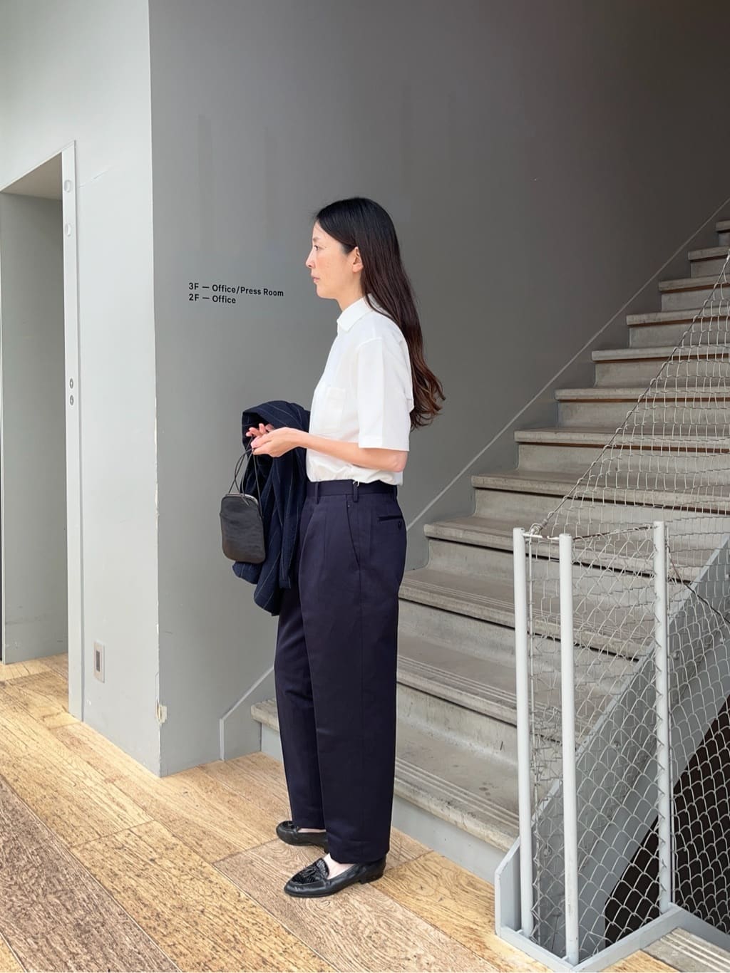 神野（jinno）さんの「TAKEO KIKUCHI｜【抗菌防臭／9色5サイズ展開】ハニカムメランジ ポロシャツ」を使ったコーディネート