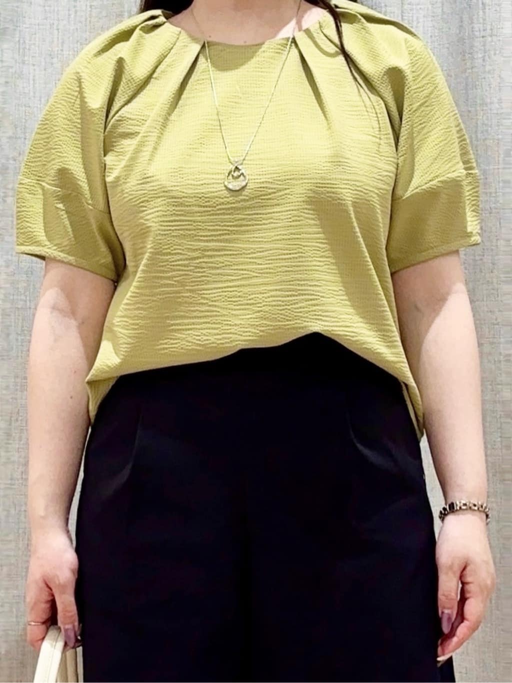 minamiさんの「grove｜サマーハイパーストレッチワイドパンツ」を使ったコーディネート