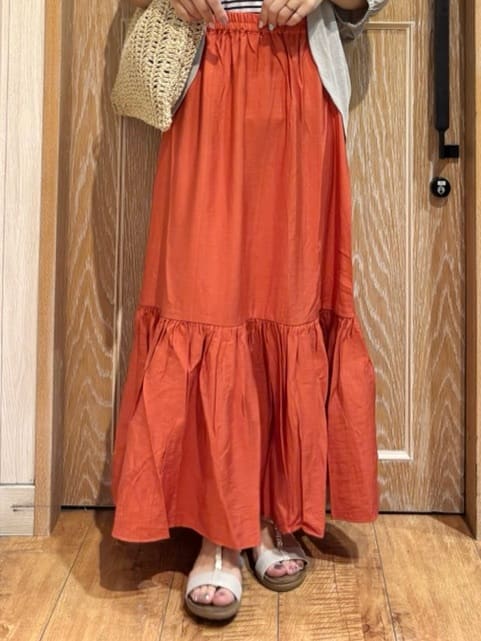 meiさんの「SHOO･LA･RUE｜【UV/さらさらタッチ】女性らしさ漂う 5分袖ボレロカーディガン」を使ったコーディネート