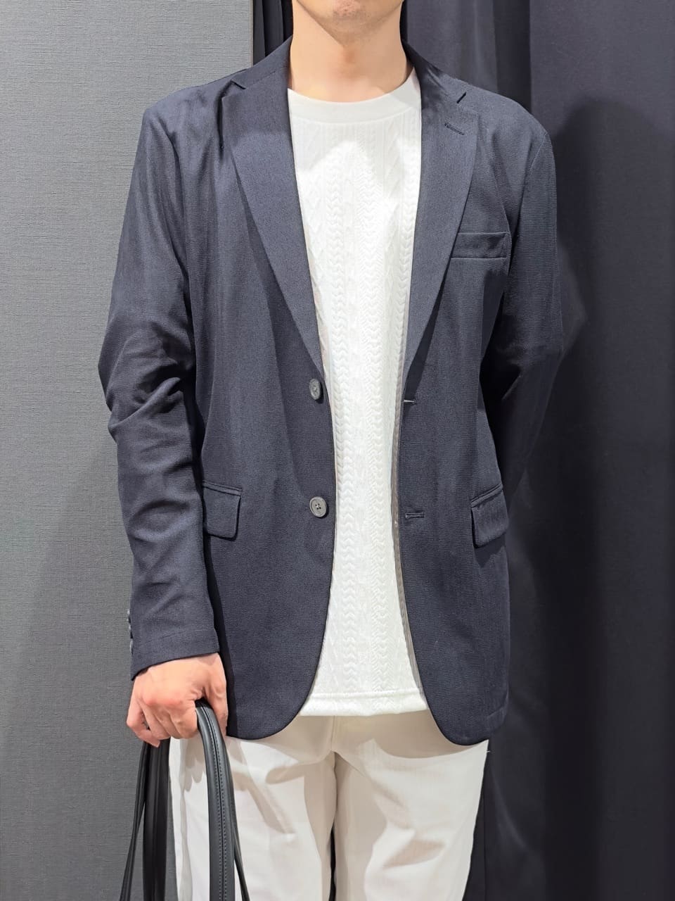 tomoyaさんの「THE SHOP TK｜シャリルジャージ ジャケット　洗濯機OK/吸水速乾/イージーケア/セットアップ可」を使ったコーディネート