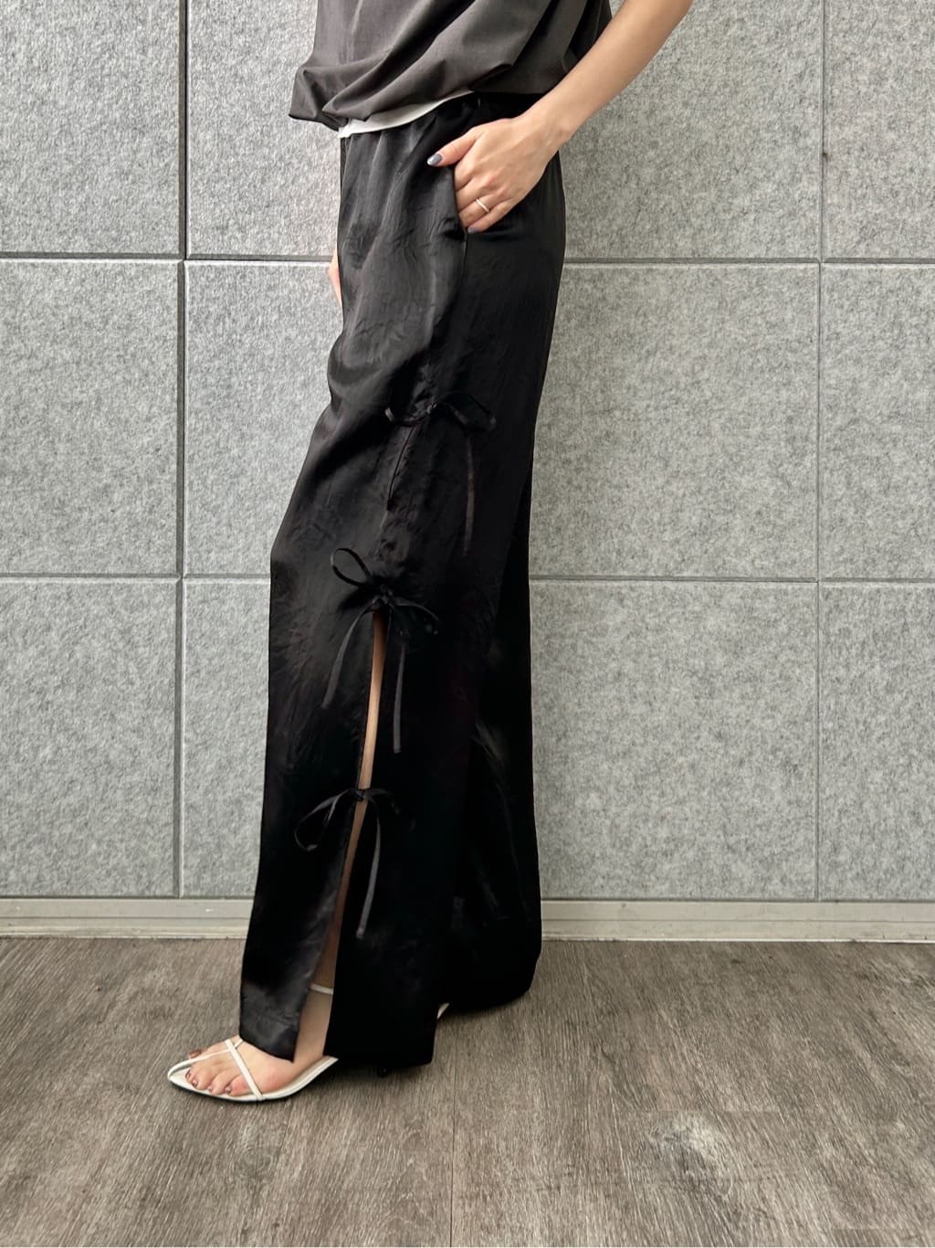 harunaさんの「CODE A｜compact edge tee」を使ったコーディネート