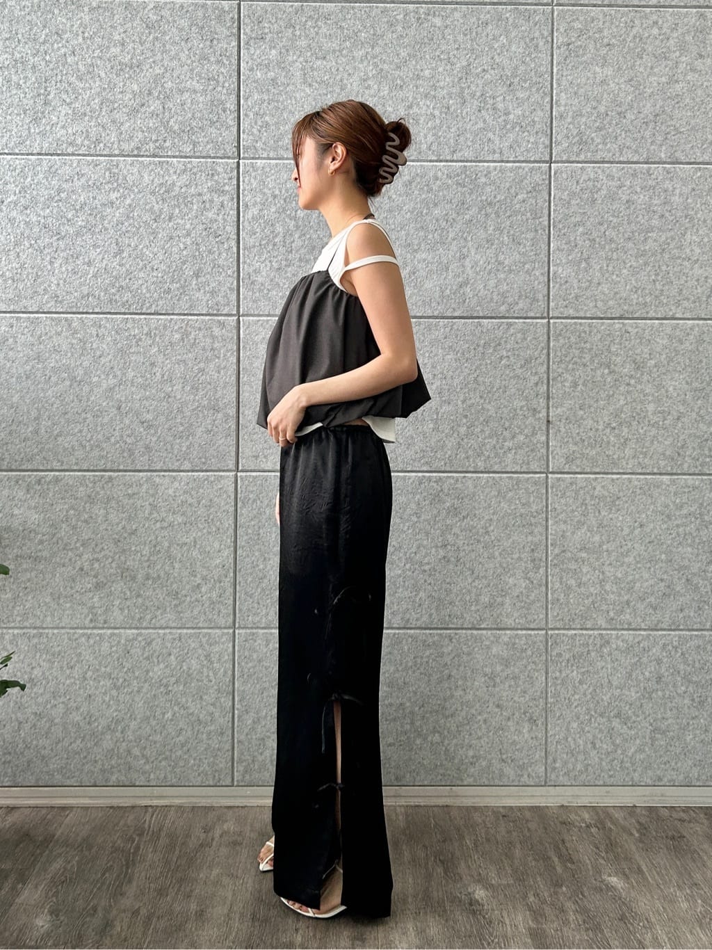 harunaさんの「CODE A｜compact edge tee」を使ったコーディネート