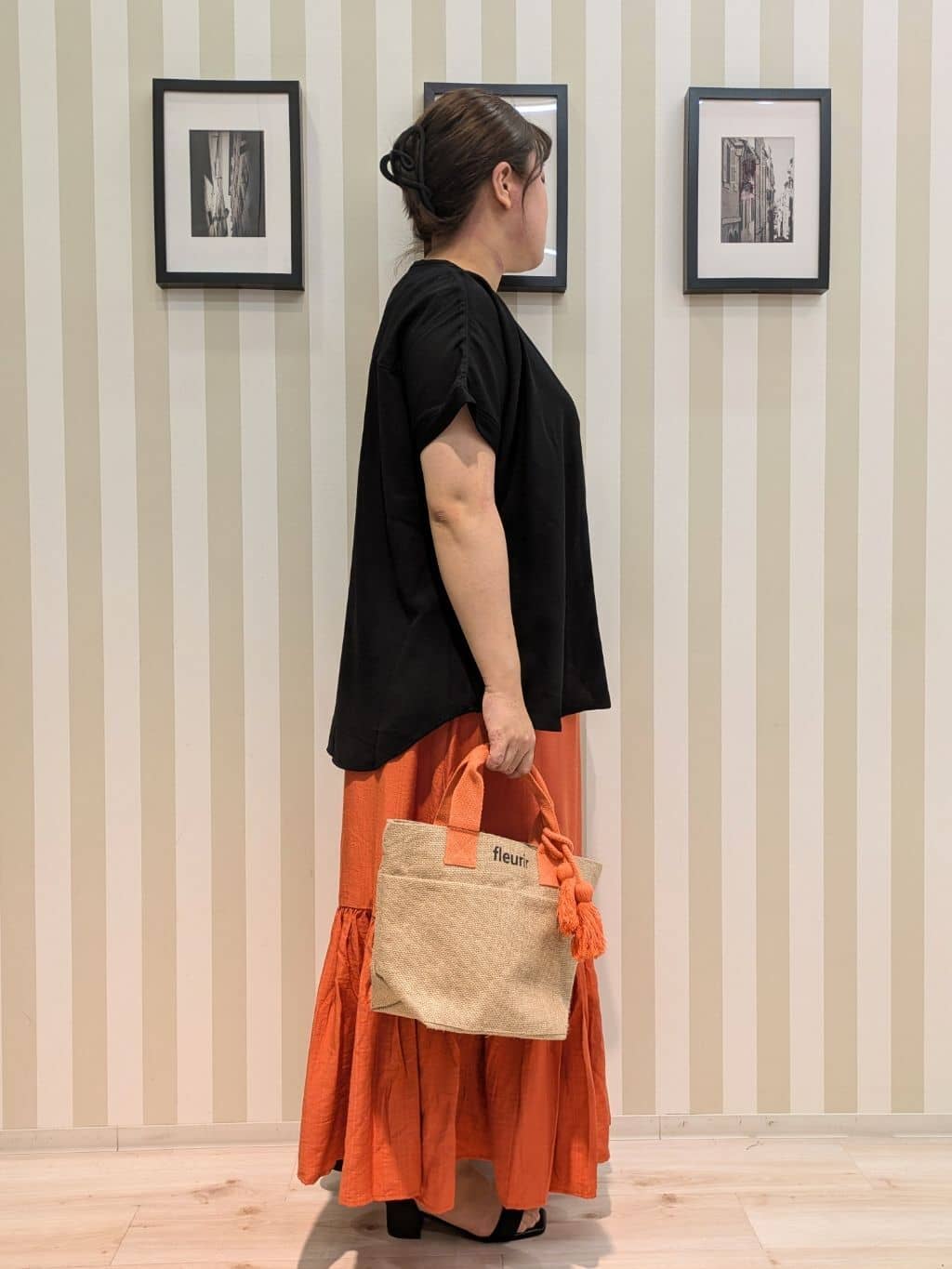 みさぼうさんの「SHOO･LA･RUE｜【洗える/プチプラ】大人の抜け感をプラスする バンドカラーシャツ」を使ったコーディネート