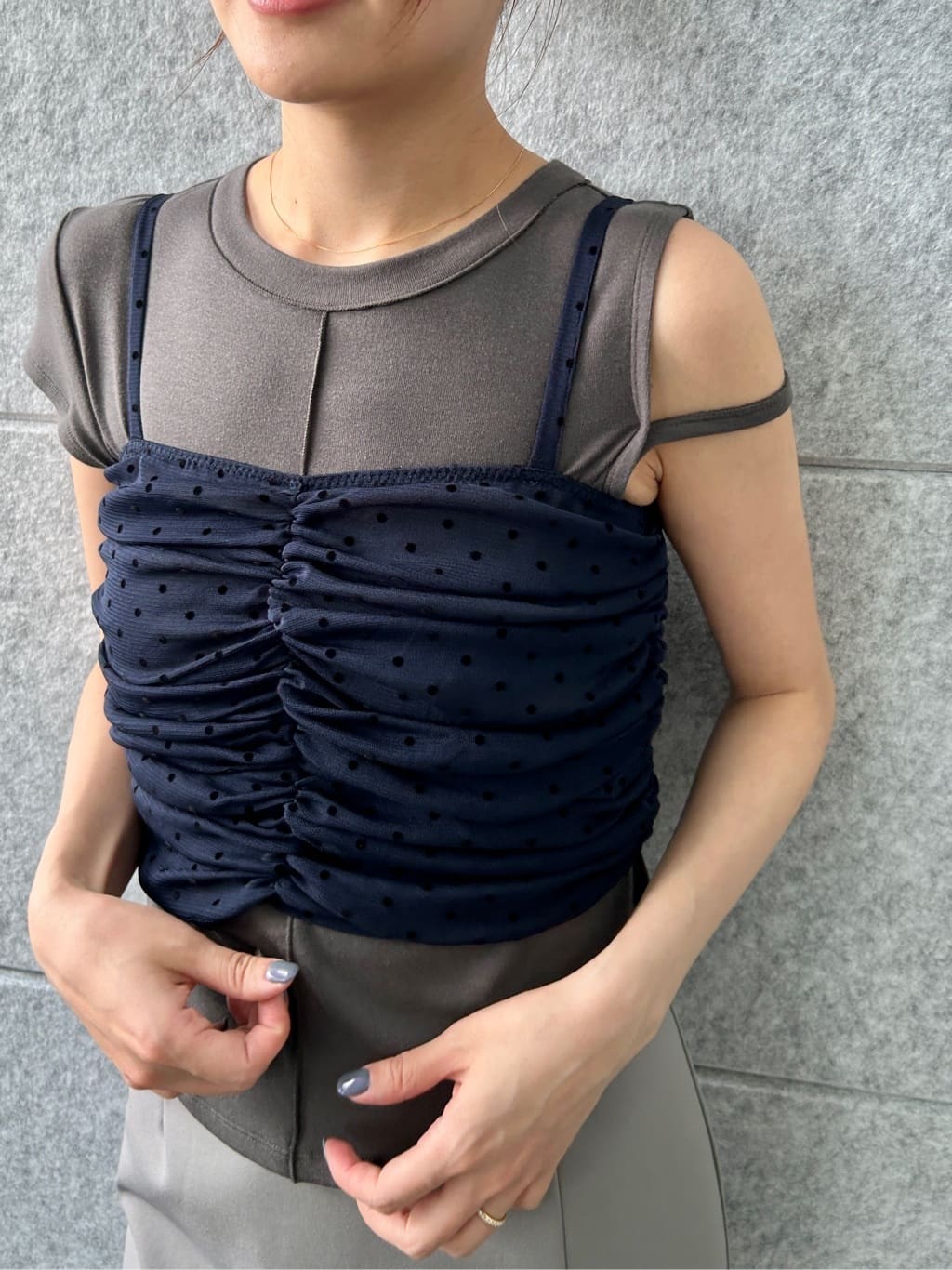 harunaさんの「CODE A｜slit jersey skirt」を使ったコーディネート