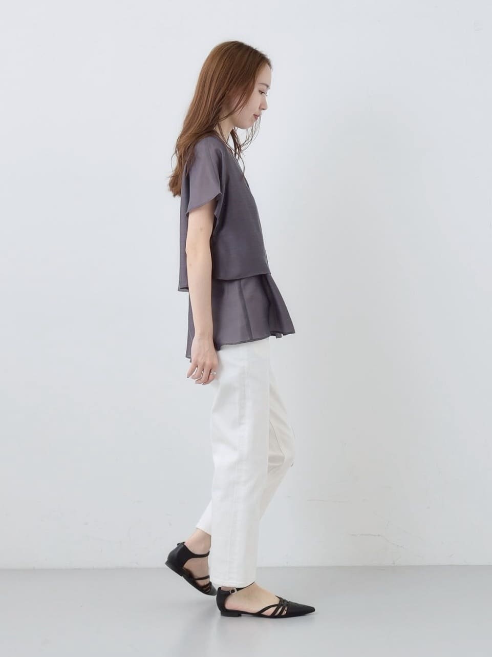 mitsukiさんの「INDIVI｜【褒められデニム】スリムストレート デニムパンツ」を使ったコーディネート