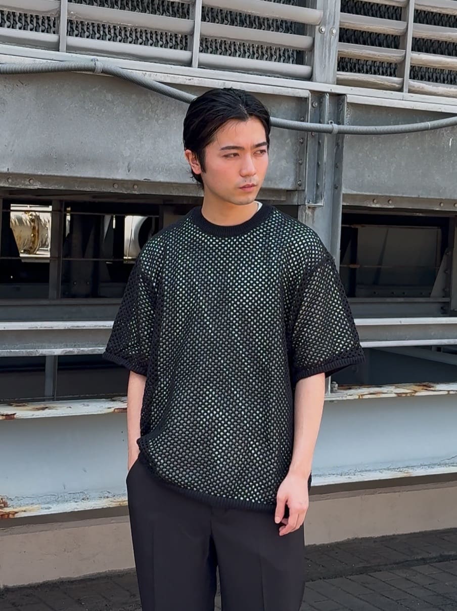 yumaさんの「tk.TAKEO KIKUCHI｜サマーメッシュアンサンブル」を使ったコーディネート