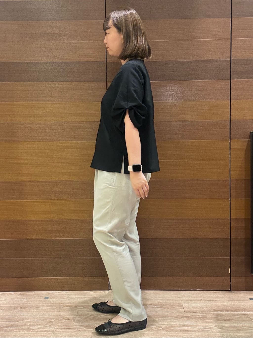 yumeさんの「OPAQUE.CLIP｜【定番/6color】名品フラットバレエシューズ」を使ったコーディネート