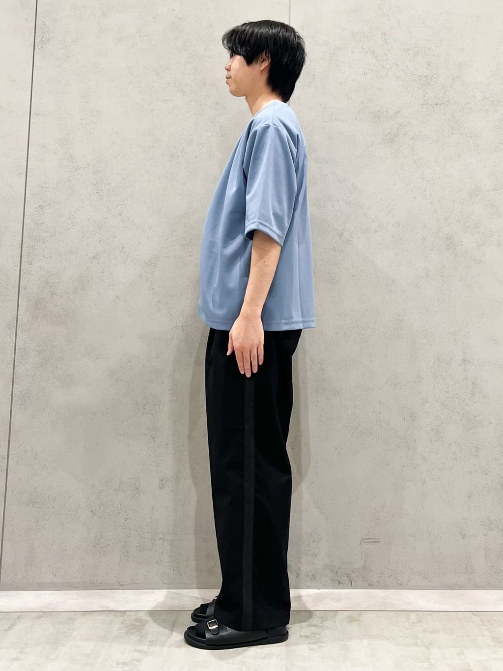 SHI-MAさんの「THE SHOP TK｜五分袖カーディガン+半袖Tシャツセットアイテム 洗濯機OK」を使ったコーディネート