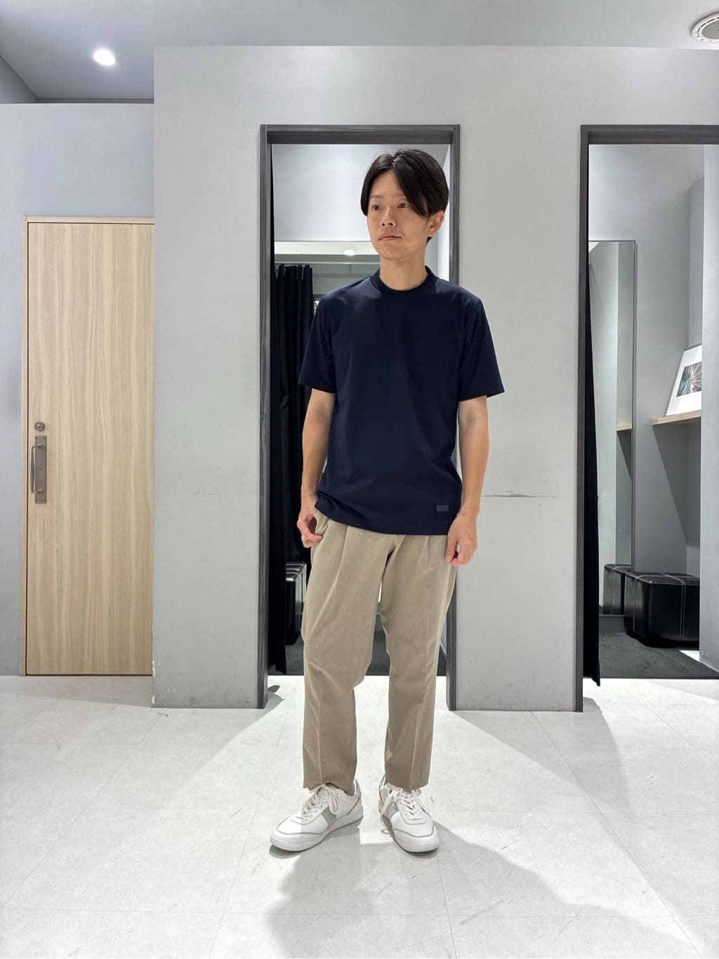 わいずみさんの「TAKEO KIKUCHI｜【撥水】ライトウェイト バックパック」を使ったコーディネート