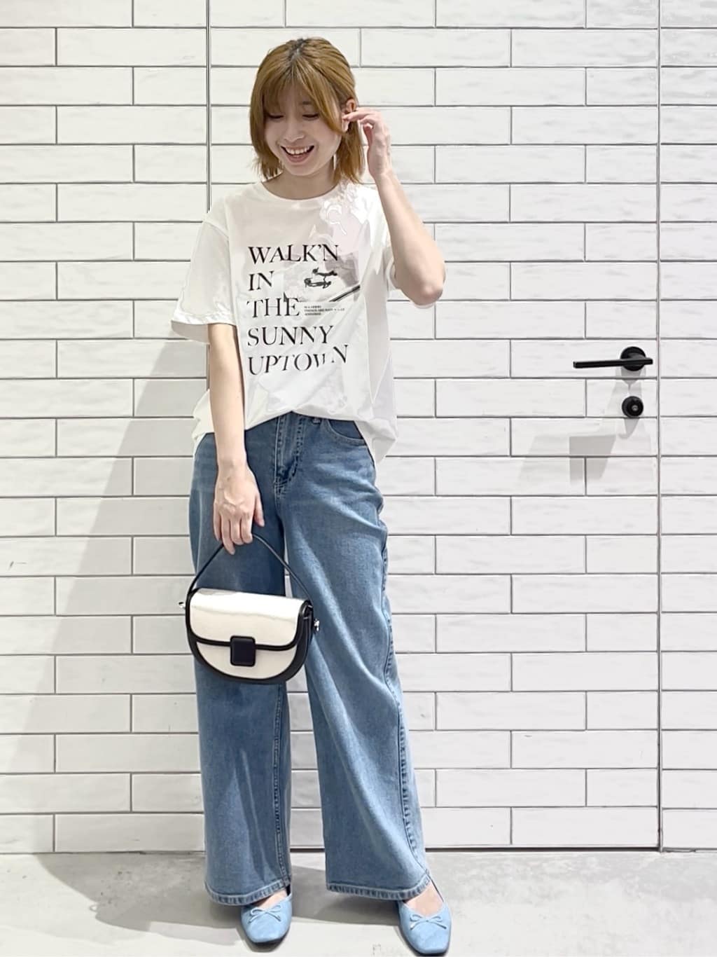 しおりさんの「OPAQUE.CLIP｜【定番/6color】名品フラットバレエシューズ」を使ったコーディネート