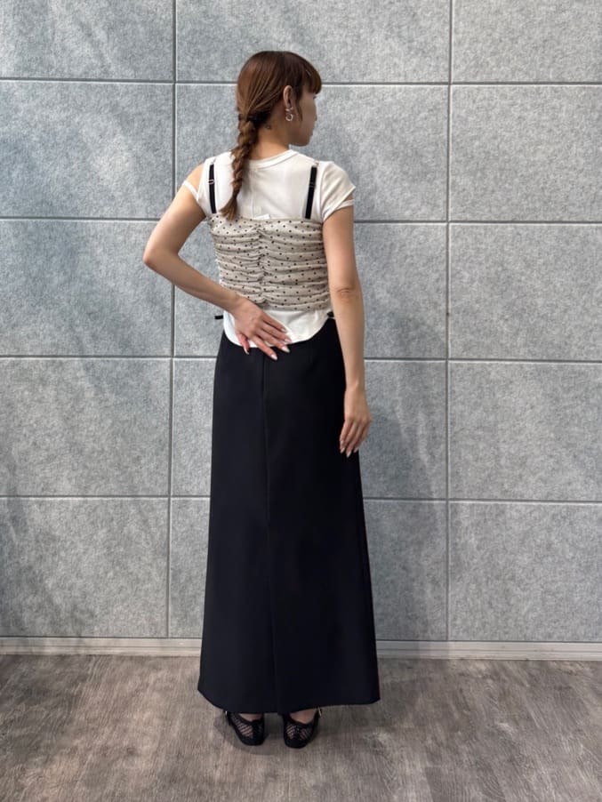 designer yukaさんの「CODE A｜compact edge tee」を使ったコーディネート