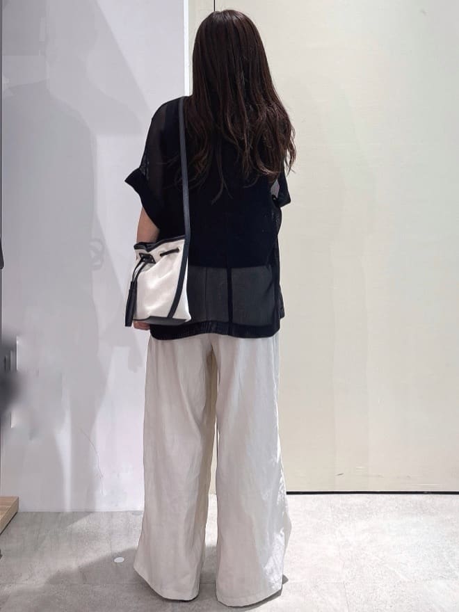 M. さんの「OPAQUE.CLIP｜リブタンクトップ【洗濯機洗い可】」を使ったコーディネート