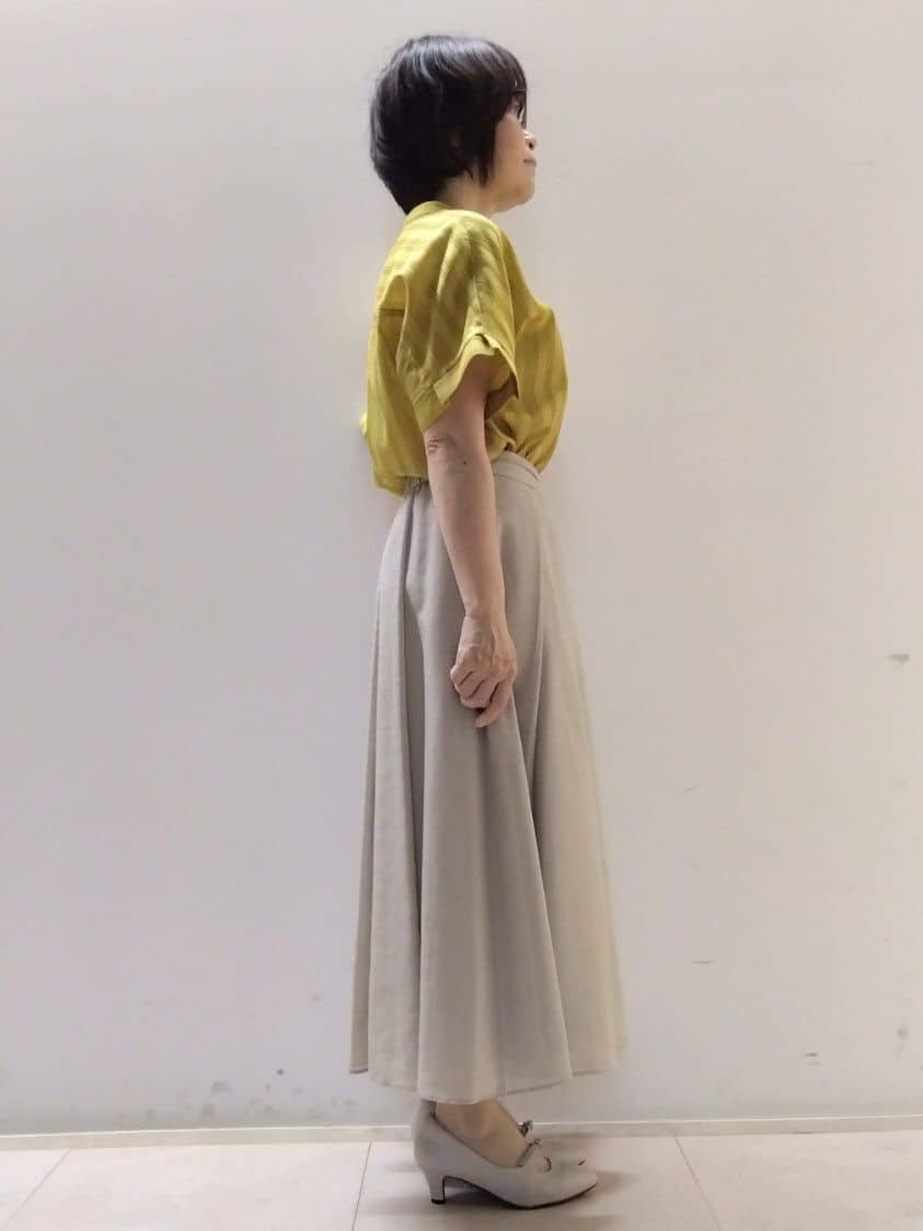 tokuさんの「Reflect｜【洗える】ドビーストライプブラウス」を使ったコーディネート