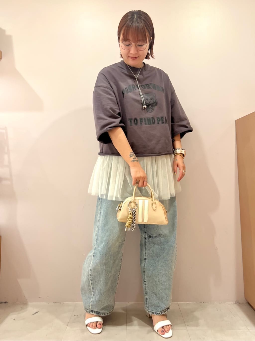 TAKAさんの「ESPERANZA｜配色バックルベルトサンダル」を使ったコーディネート