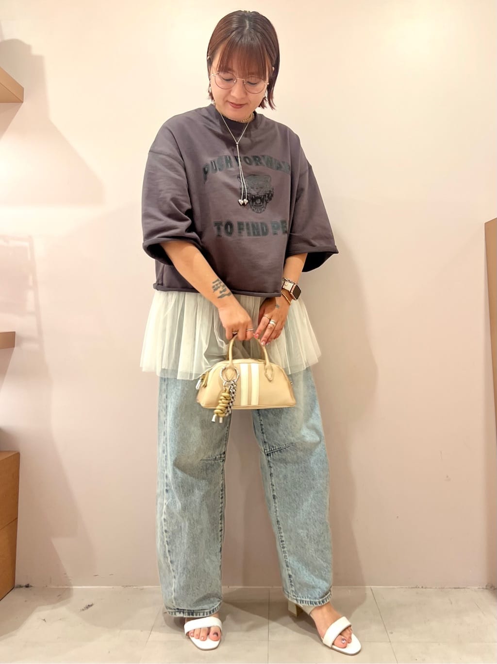 TAKAさんの「ESPERANZA｜配色バックルベルトサンダル」を使ったコーディネート