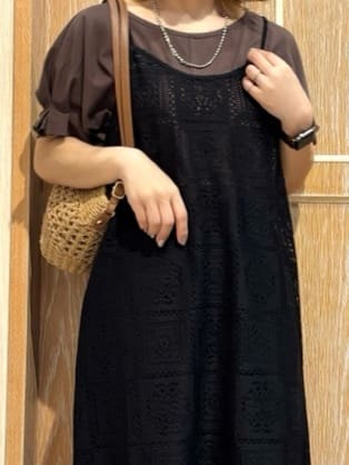 meiさんの「SHOO･LA･RUE｜【S-LL/UV/プチプラ】お袖タックで好印象 デザインTシャツ」を使ったコーディネート