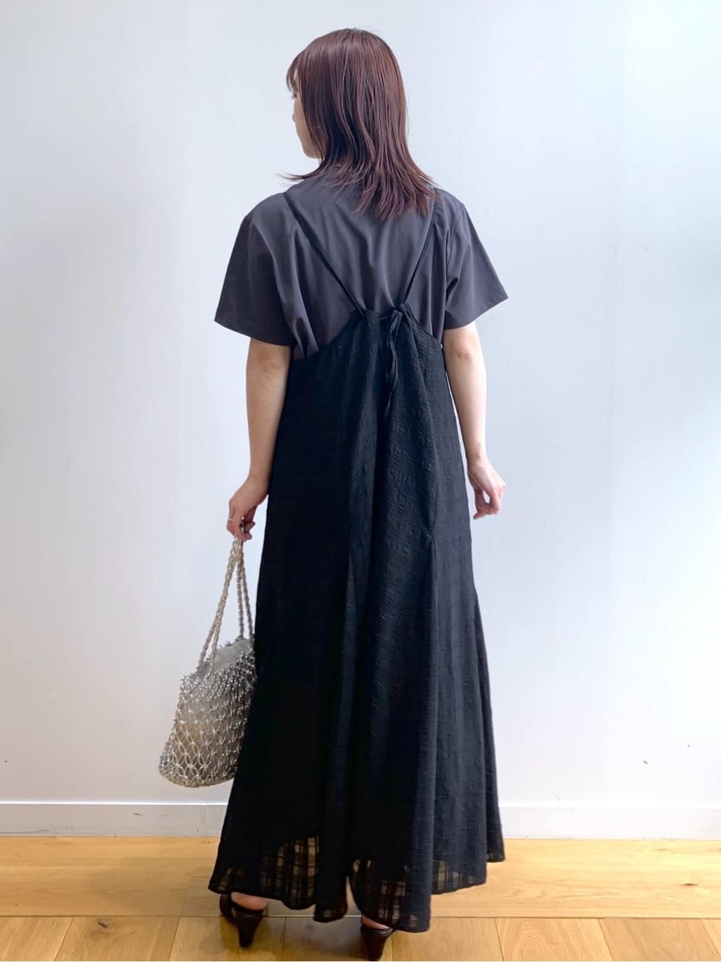 RINAさんの「OPAQUE.CLIP｜ロゴプリントTシャツ【洗濯機洗い可】」を使ったコーディネート