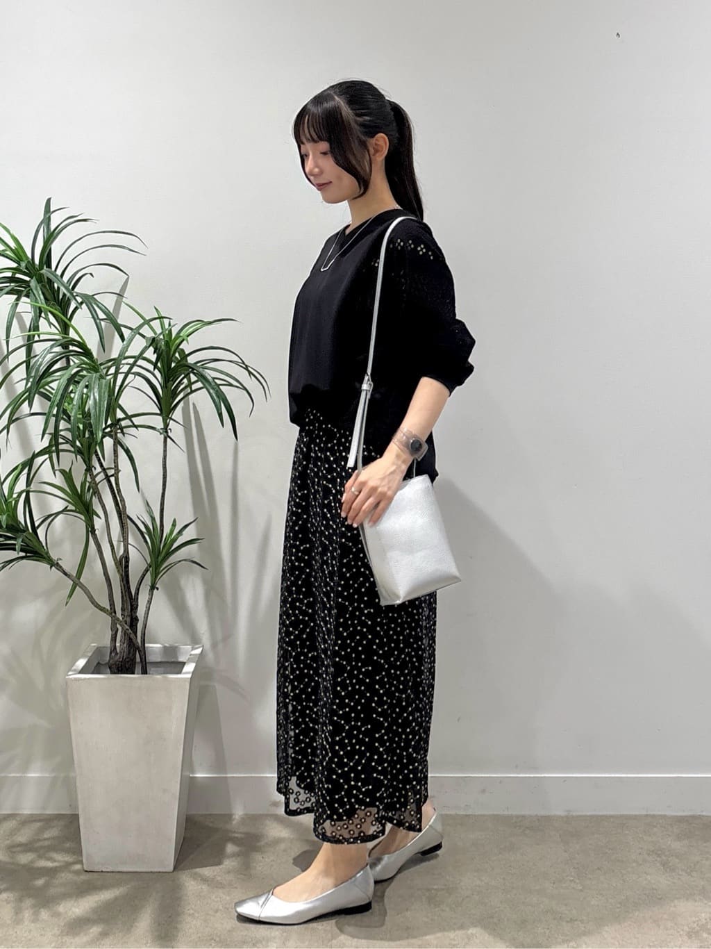 ibukiさんの「INDIVI｜【トレンド感◎】レイヤード レーススカート」を使ったコーディネート