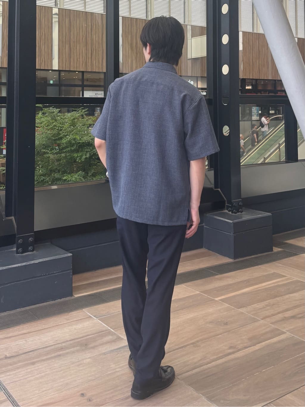 うらしーさんの「THE SHOP TK｜シャリルジャージ イージーパンツ 洗濯機OK/吸水速乾/イージーケア/ベルト要らず/セットアップ可」を使ったコーディネート