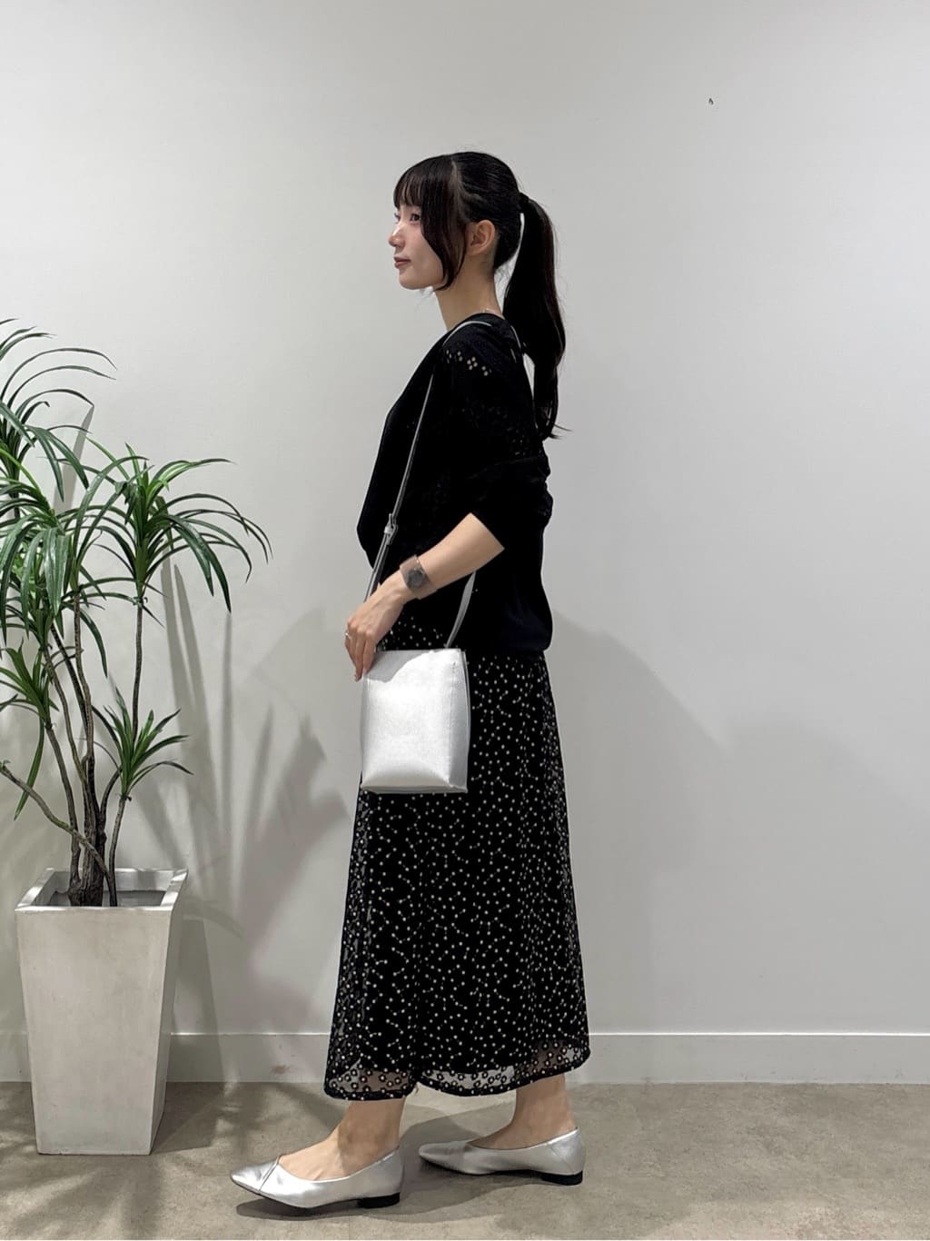 ibukiさんの「INDIVI｜【トレンド感◎】レイヤード レーススカート」を使ったコーディネート