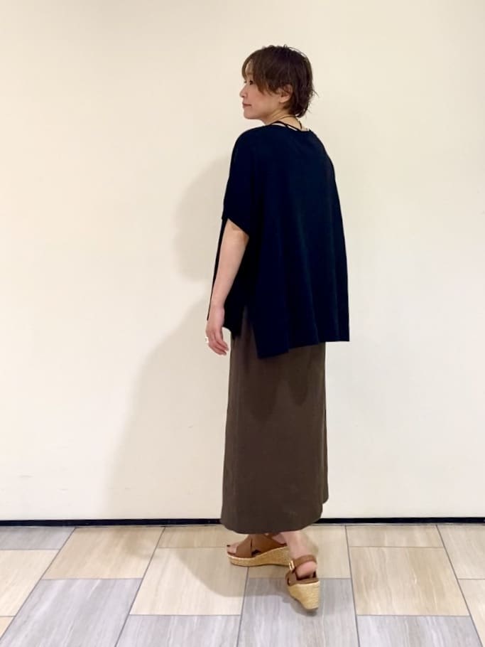 mari_831さんの「UNTITLED｜ビッグオーバルネックレス」を使ったコーディネート
