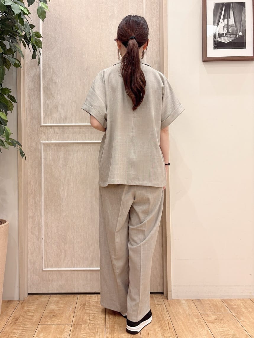 みぞさんさんの「SHOO･LA･RUE｜◆洗えるサッと履けるニットスニーカー」を使ったコーディネート